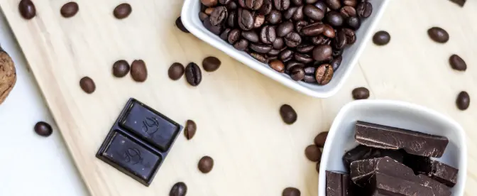 Como fazer grãos de café cobertos com chocolate cover image