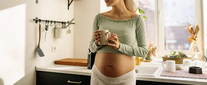 Gravid - kan man dricka kaffe? cover image