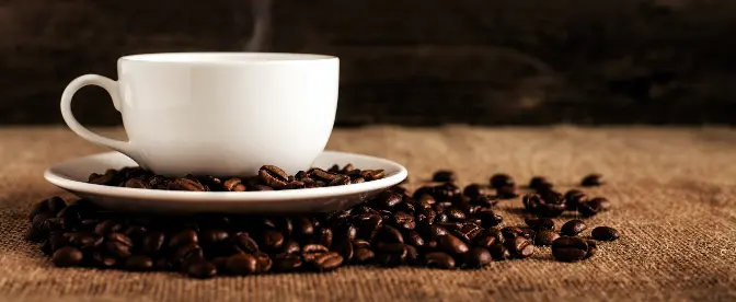 Hur mycket koffein är det i en kopp kaffe? cover image