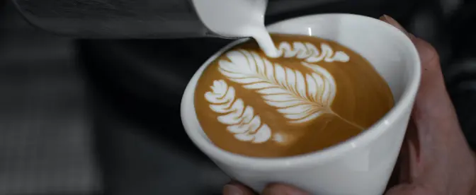 Arte latte: una guía para principiantes del arte en el café cover image