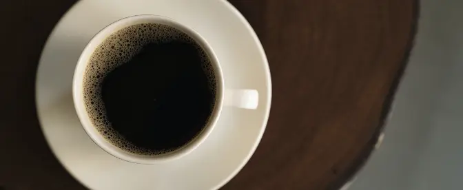 Drinking black coffee: can you start too early? cover image