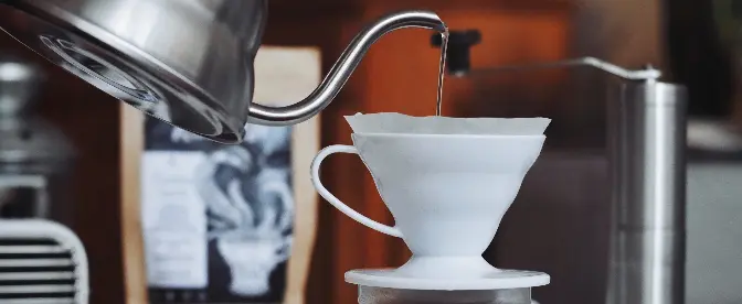 Uma introdução e guia de preparo para coar café e gotejadores Hario v60. cover image