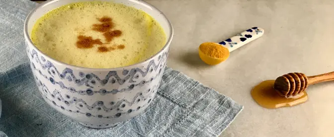 Tumeric Latte opskrift cover image